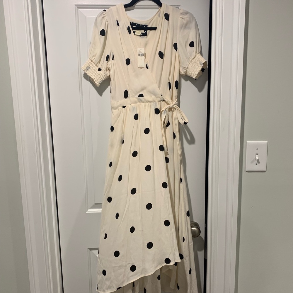 Anthropologie midi wrap dress